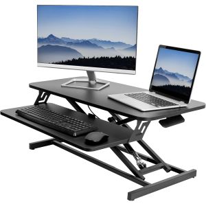 VIVO 32 inch Height Adjustable Standing Desk Converter DESK-V000S